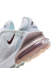 Белый/розовый - Nike младшие кроссовки Air Max 270 - Изображение 9 из 10