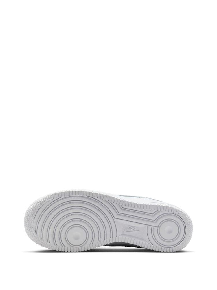 Nike White Air Force 1 Youth Trainers - Image 11 of 13