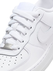 Nike White Air Force 1 Youth Trainers - Image 12 of 13