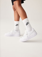 Nike White Air Force 1 Youth Trainers - Image 2 of 13