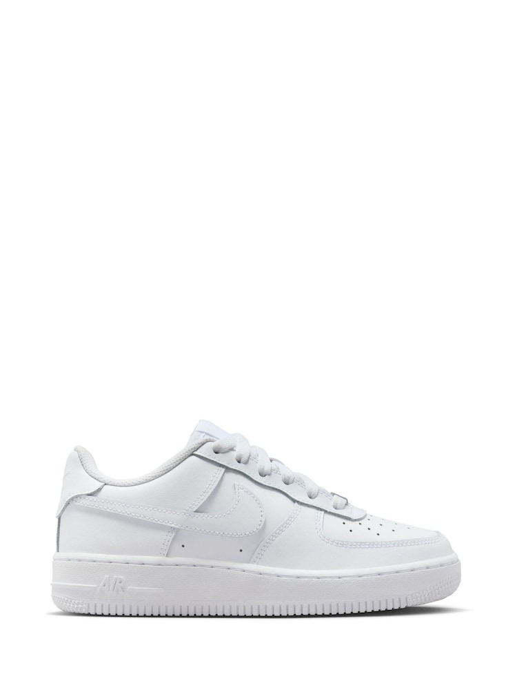 Nike White Air Force 1 Youth Trainers - Image 3 of 13