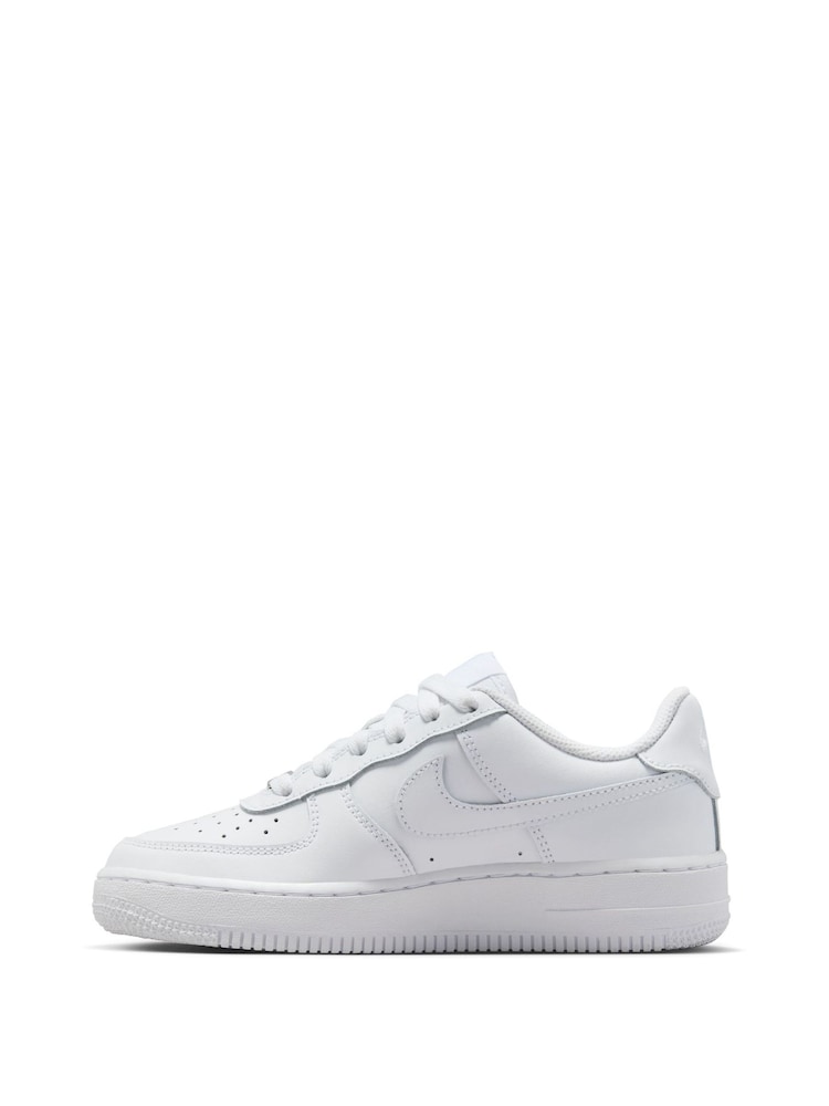 Nike White Air Force 1 Youth Trainers - Image 4 of 13