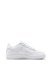Nike White Air Force 1 Youth Trainers - Image 5 of 13