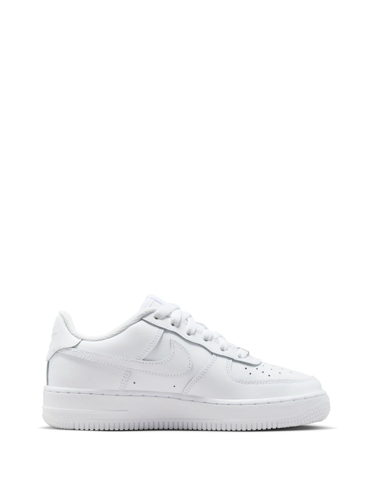 Nike White Air Force 1 Youth Trainers - Image 5 of 13
