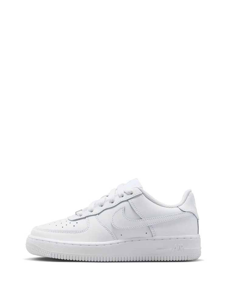 Nike White Air Force 1 Youth Trainers - Image 6 of 13