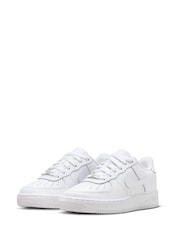 Nike White Air Force 1 Youth Trainers - Image 7 of 13
