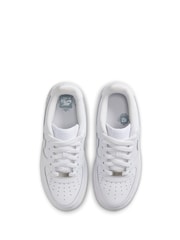 Nike White Air Force 1 Youth Trainers - Image 9 of 13