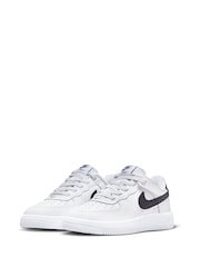 Nike White/Black Junior Air Force 1 Low Easy On Trainers - Image 5 of 11