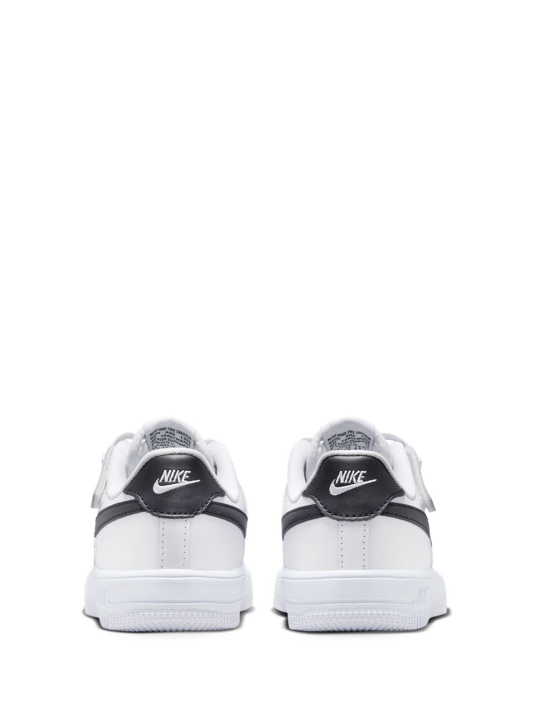black and white junior air force 1