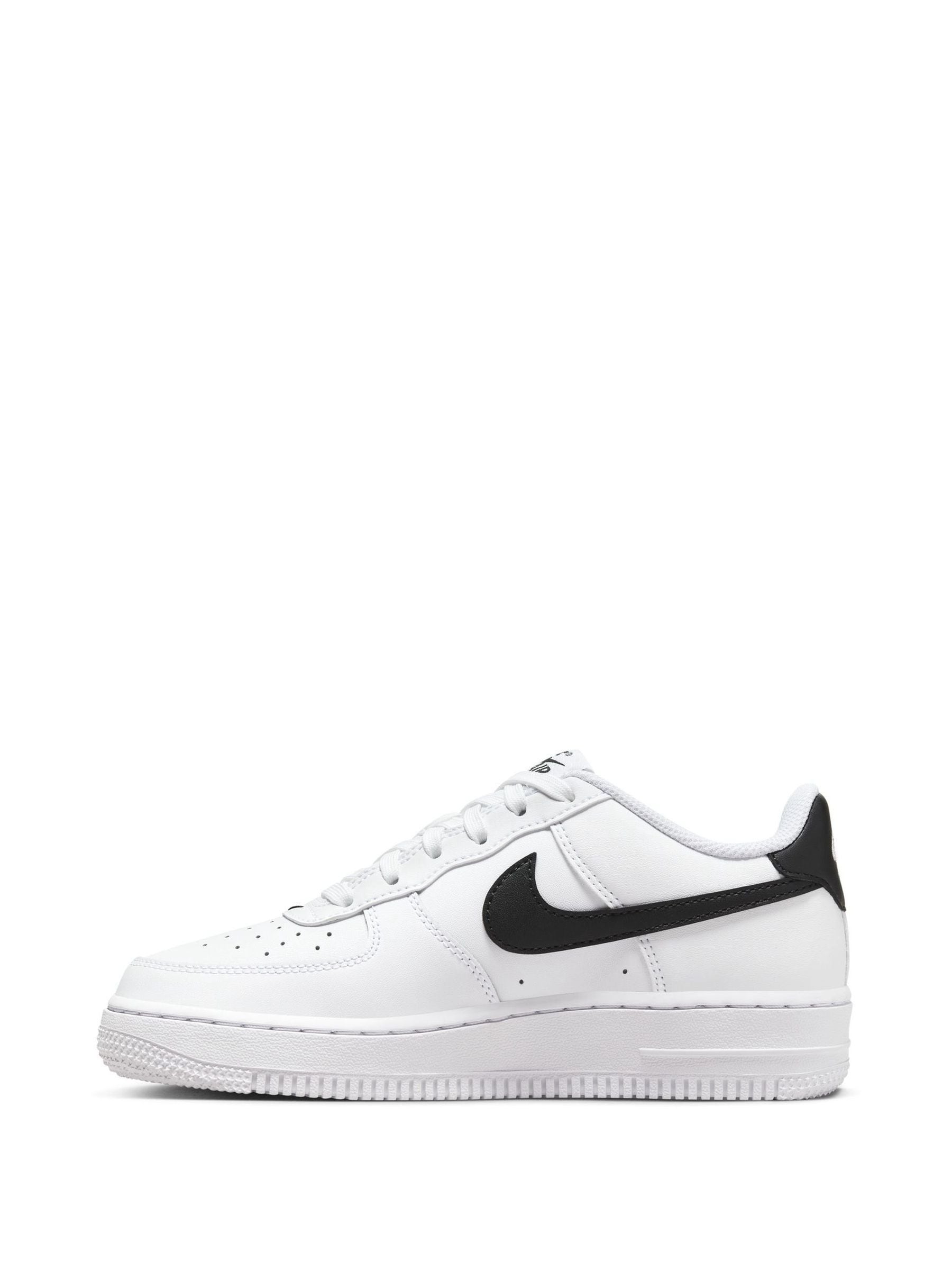 air force 1 black white swoosh