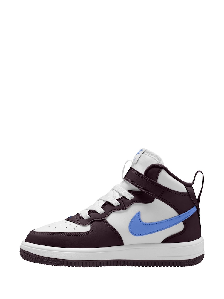 Nike Junior Air Force 1 Mid EasyOn Trainers - Bild 2 von 4 Nike Junior Air Force 1 Mid EasyOn Trainers - Bild 2 von 4