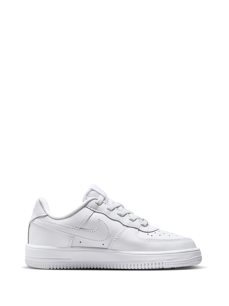 Nike White Junior Air Force 1 Low Easy On Trainers - Image 1 of 9