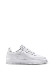 Weiß - Nike Air Force 1 Low EasyOn Junior Sportschuhe - Bild 12 von 12