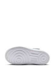 Nike White Junior Air Force 1 Low Easy On Trainers - Image 4 of 9