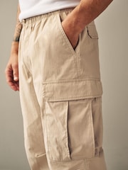 Stone Parachute Relaxed Cargo Trousers - Image 6 of 13