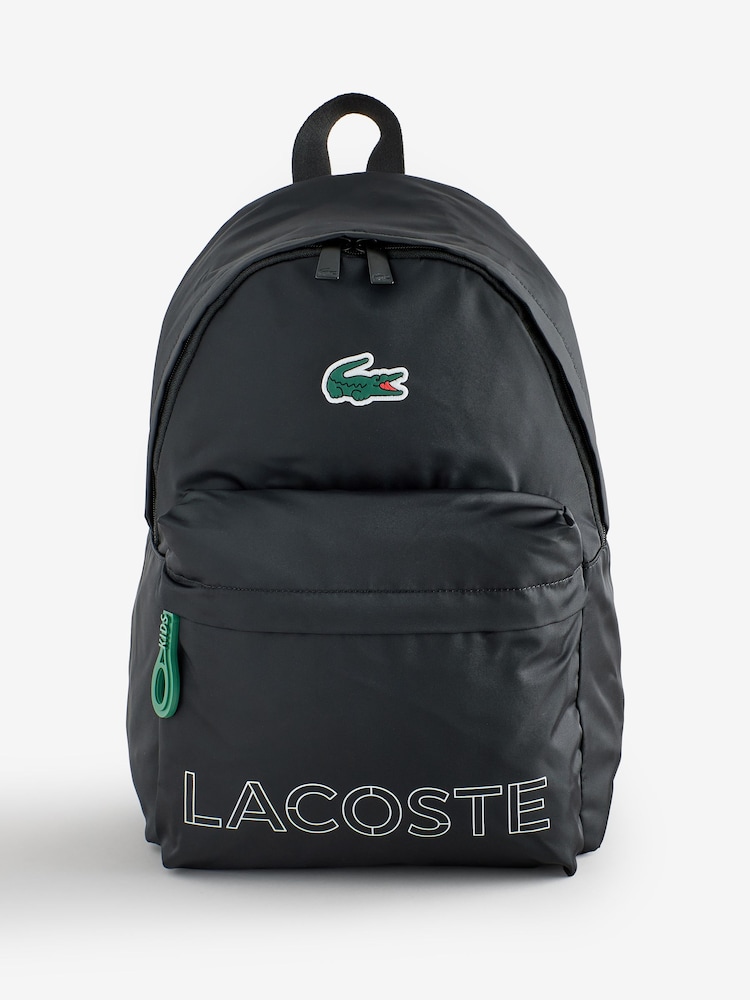 Lacoste Black Core Sport Backpack with Pencil Case - Image 1 of 2 Lacoste Black Core Sport Backpack with Pencil Case - Image 1 of 2