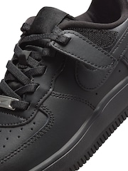 Schwarz - Nike Air Force 1 Low EasyOn Junior Sportschuhe - Bild 10 von 11