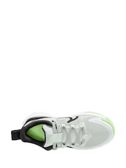 Nike White/Lime Junior Star Runner 4 Trainers - Image 3 of 4