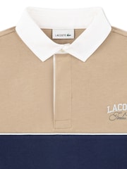 Lacoste Stripe Rugby Polo Shirt - Bild 3 von 5