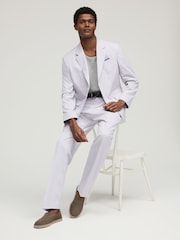 Lilac Purple Relaxed Fit Motionflex Stretch Suit Jacket - Image 2 of 10