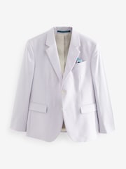 Lilac Purple Relaxed Fit Motionflex Stretch Suit Jacket - Image 7 of 10