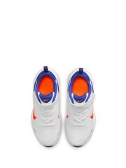 Nike White/Blue Junior Revolution 7 Trainers - Image 6 of 8