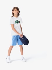 Lacoste White Puff T-Shirt - Image 3 of 7