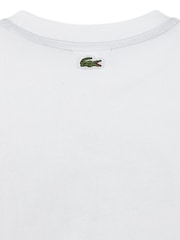 Lacoste White Puff T-Shirt - Image 7 of 7