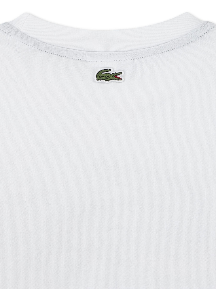 Lacoste White Puff T-Shirt - Image 7 of 7 Lacoste White Puff T-Shirt - Image 7 of 7