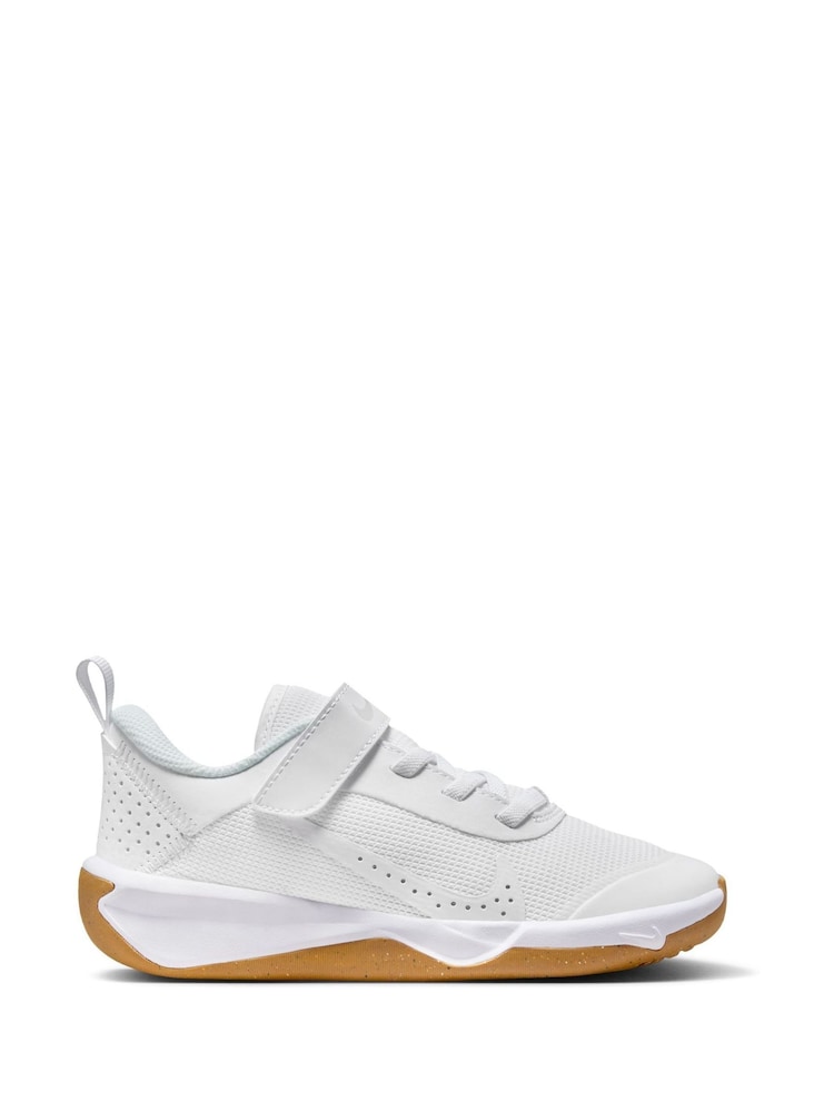 Nike White Junior Omni Multi Court Trainers - Image 1 of 11