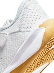 Nike White Junior Omni Multi Court Trainers - Image 9 of 11