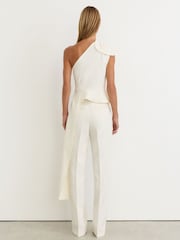 Reiss Rosa One-Shoulder Structured-Frill Top - 8的图像5｝