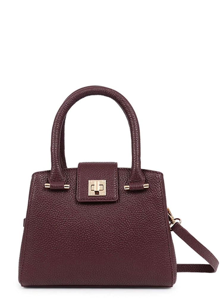Rouge bordeaux - SacJones Bootmaker tout à poignée supérieure en cuir Whimsy Totes - Image 2 de 4 Rouge bordeaux - SacJones Bootmaker tout à poignée supérieure en cuir Whimsy Totes - Image 2 de 4