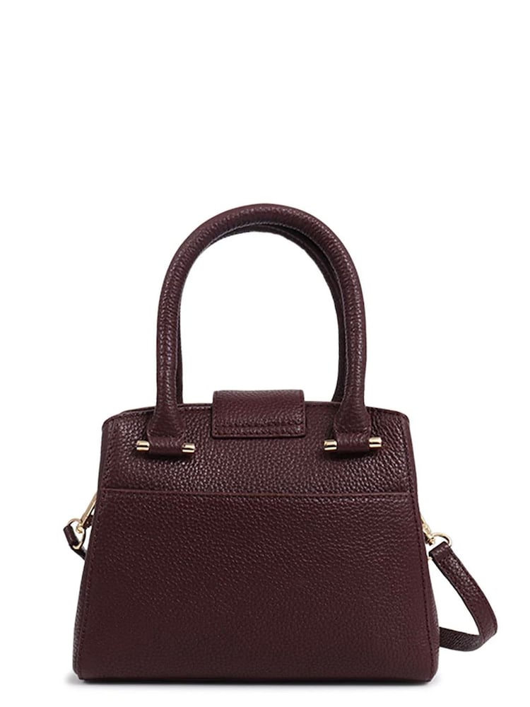 Rouge bordeaux - SacJones Bootmaker tout à poignée supérieure en cuir Whimsy Totes - Image 4 de 4 Rouge bordeaux - SacJones Bootmaker tout à poignée supérieure en cuir Whimsy Totes - Image 4 de 4
