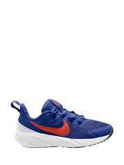 Nike Bright Blue Junior Star Runner 4 Trainers - Image 1 of 4