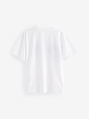 White 100% Cotton Licensed Flip Sequin Batman T-Shirt (3-15yrs) - Image 2 of 4
