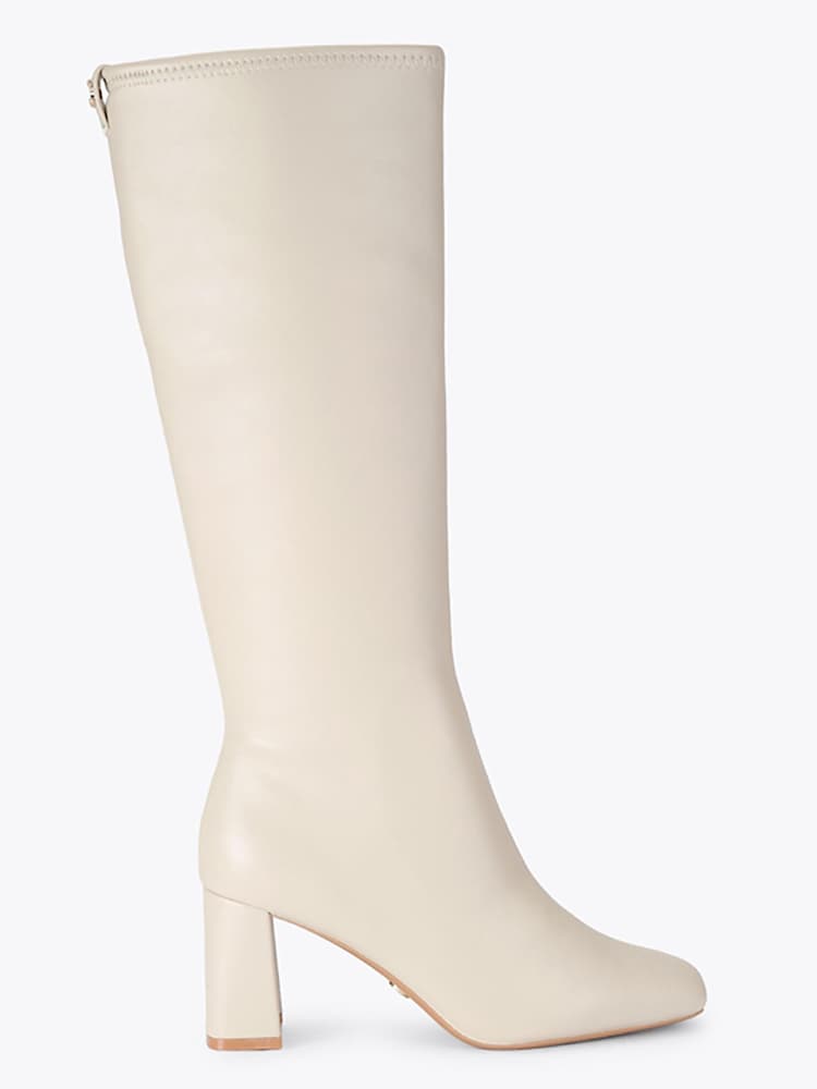Carvela Cream Rometta High Leg Boots - Image 1 of 5