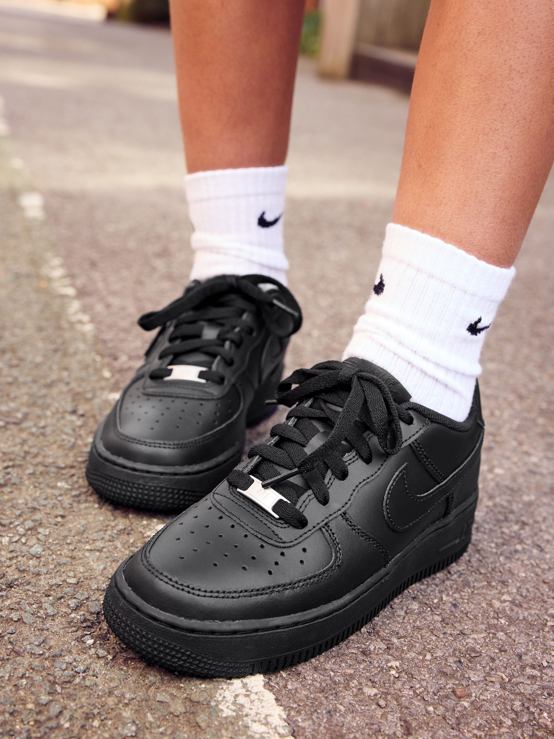 Black air force 1 size 2 clearance