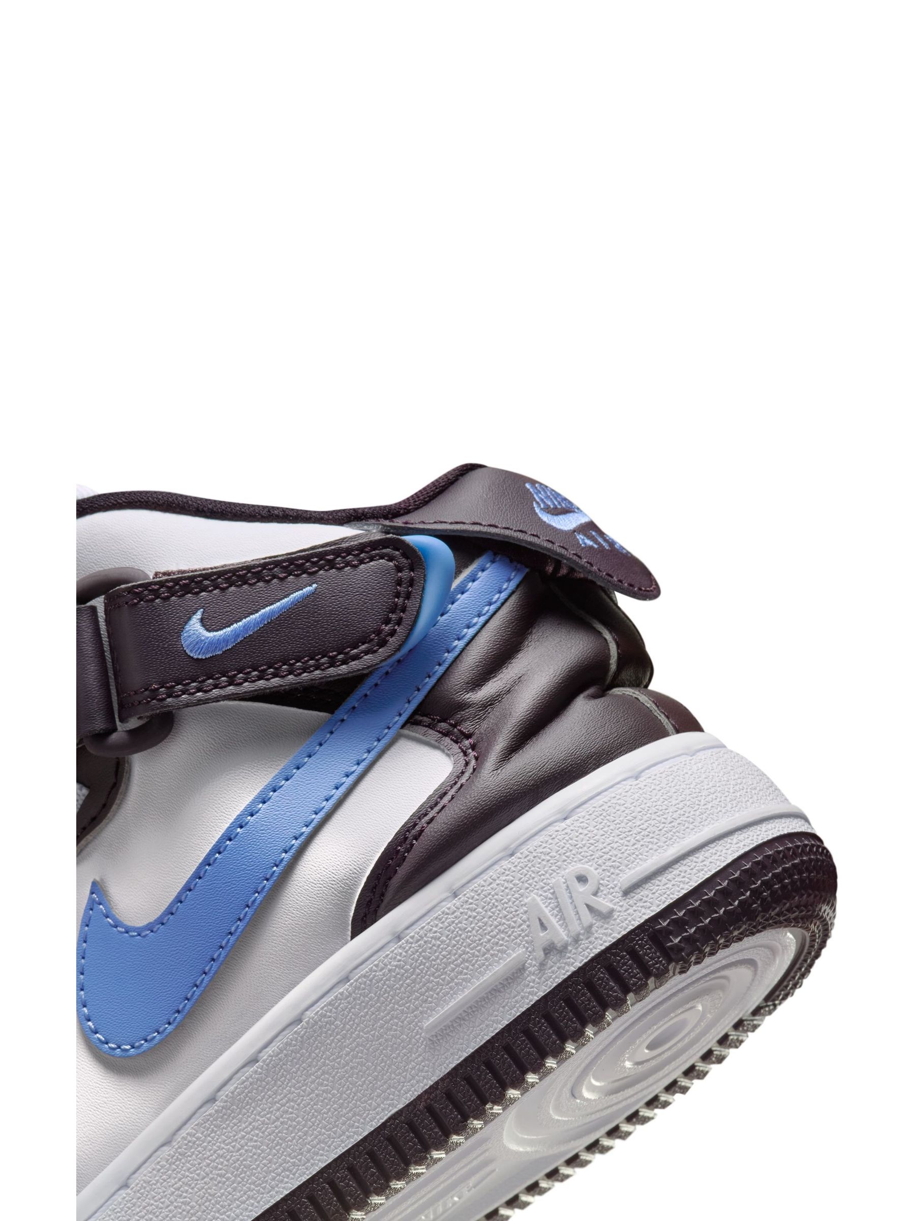 Buy Nike Blue Black Youth Air Force 1 Mid EasyOn Trainers from Next Ireland