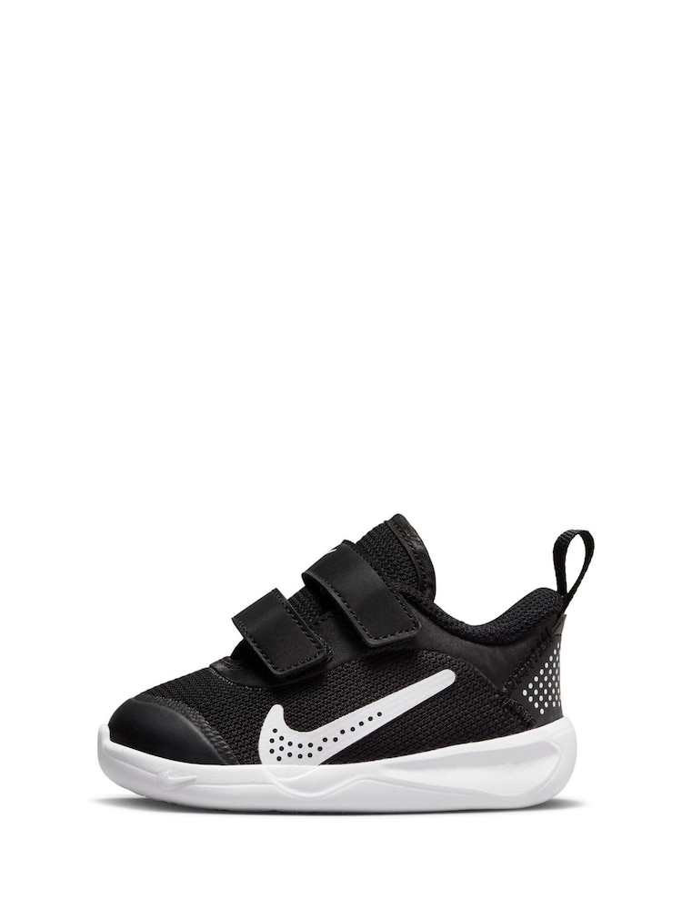Nike Black/White Infant Omni Trainers - Image 2 of 10