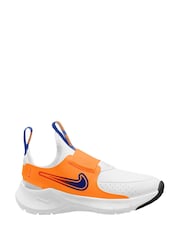 Nike Orange/White Junior Flex Runner 3 Trainers - Image 1 of 11