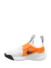 Nike Orange/White Junior Flex Runner 3 Trainers - Image 2 of 11