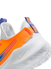 Nike Orange/White Junior Flex Runner 3 Trainers - Image 9 of 11