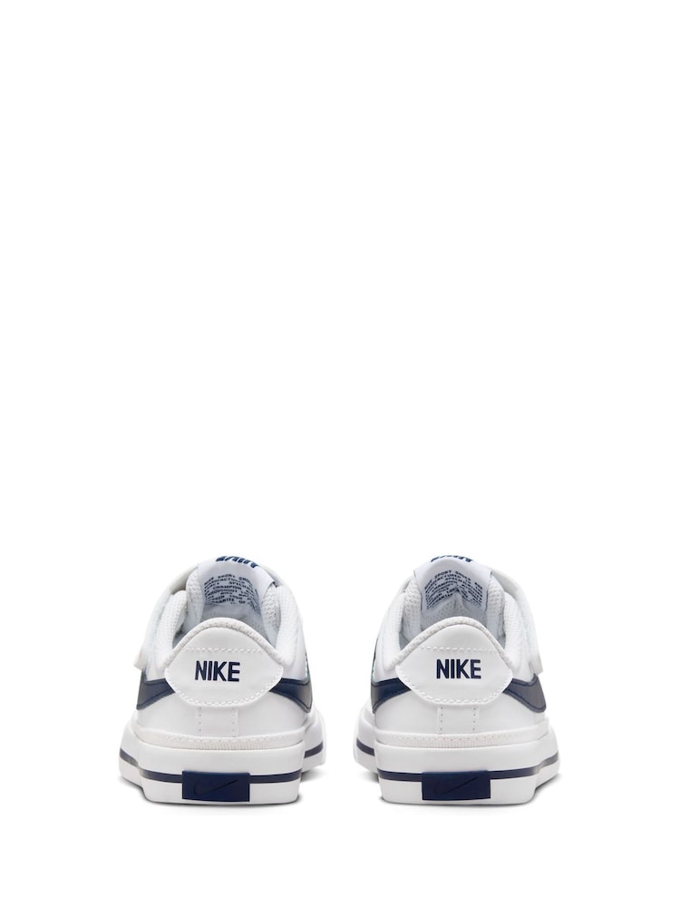 Alb/Albastru - Ade pentru juniori Nike Court Legacy - Image 4 of 9