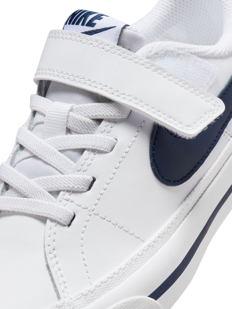 Alb/Albastru - Ade pentru juniori Nike Court Legacy - Image 8 of 9