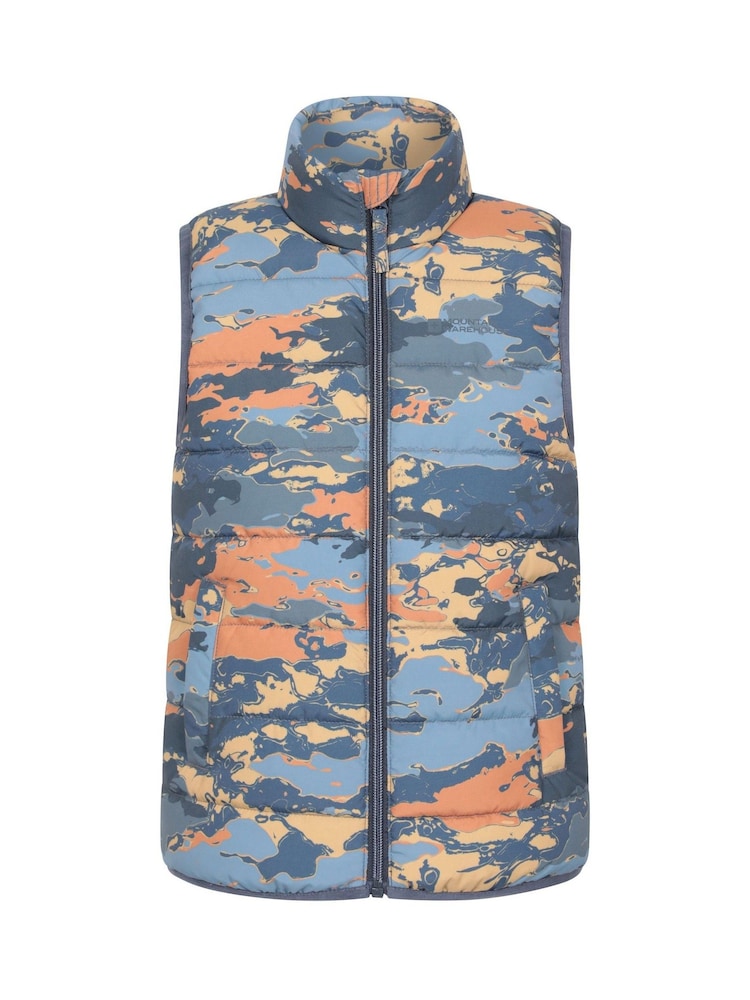 Mountain Warehouse Rocko Water-Resistant Printed Padded Gilet - Bilde 1 av 4
