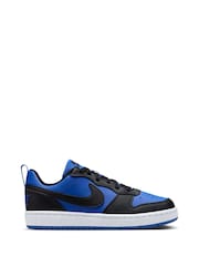 Nike Blue Youth Court Borough Low Recraft Trainers - Image 1 of 8