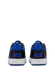 Nike Blue Youth Court Borough Low Recraft Trainers - Image 2 of 8