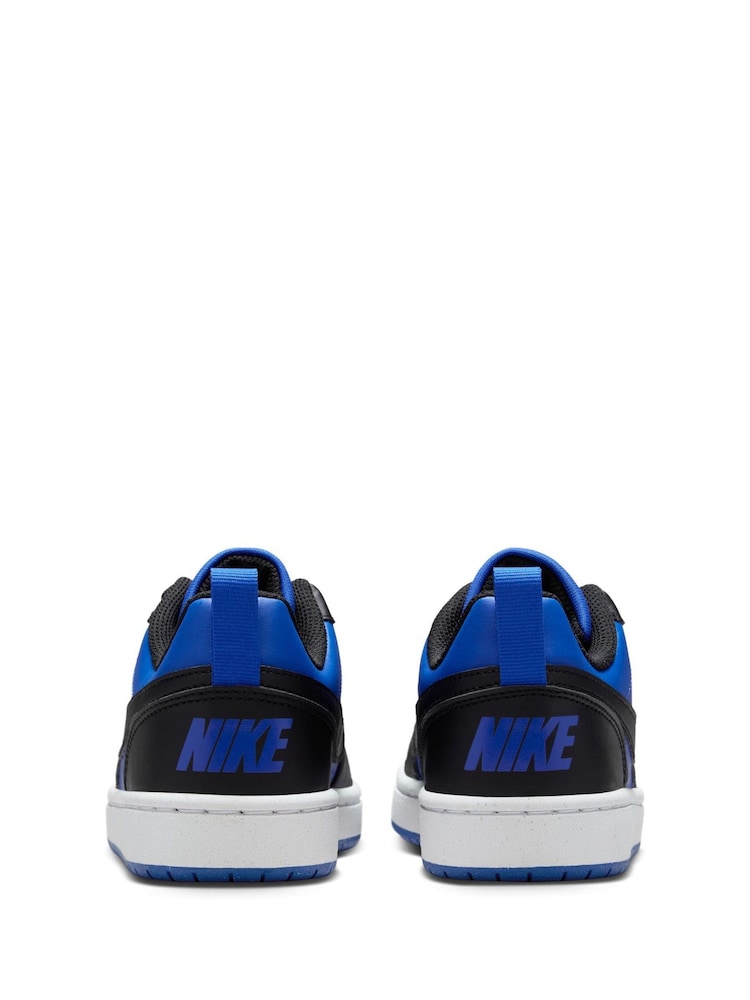 Nike Blue Youth Court Borough Low Recraft Trainers - Image 2 of 8