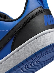 Nike Blue Youth Court Borough Low Recraft Trainers - Image 6 of 8